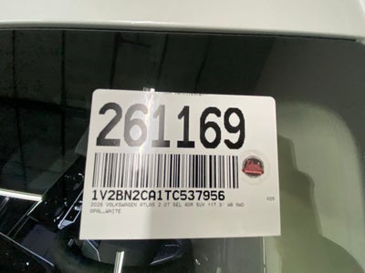 2026 Volkswagen Atlas 2.0T SEL