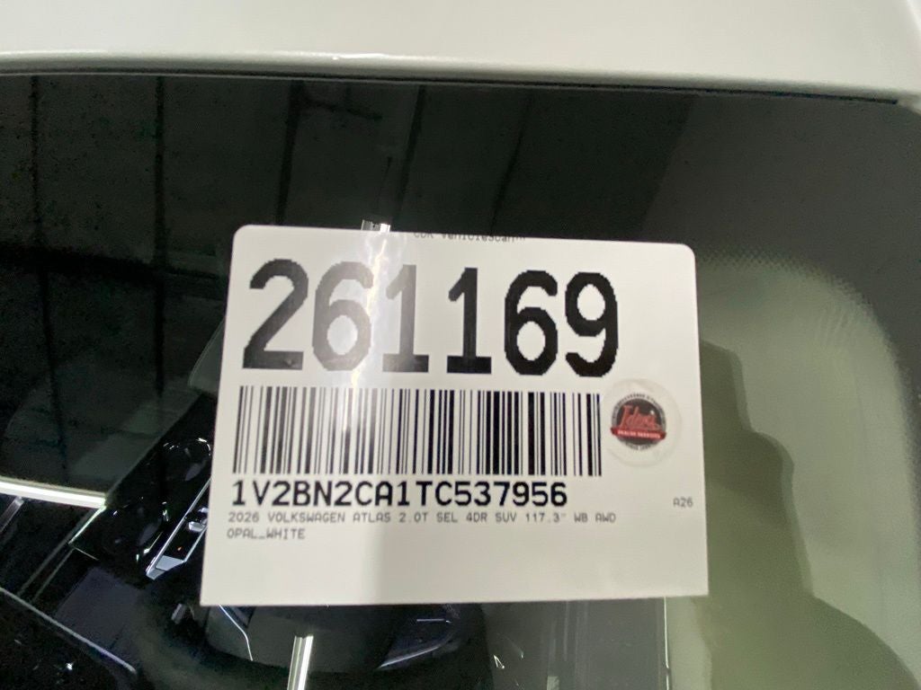 2026 Volkswagen Atlas 2.0T SEL