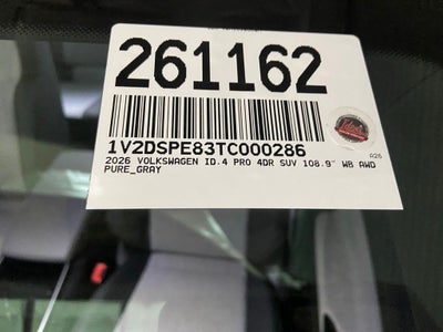 2026 Volkswagen ID.4 Pro
