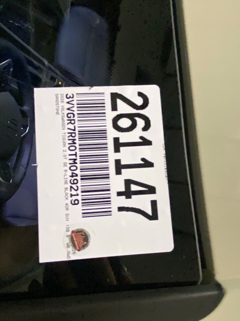 2026 Volkswagen Tiguan 2.0T SE R-Line Black