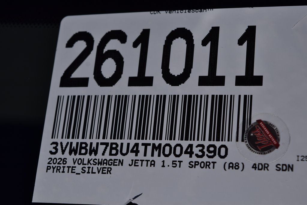 2026 Volkswagen Jetta 1.5T Sport