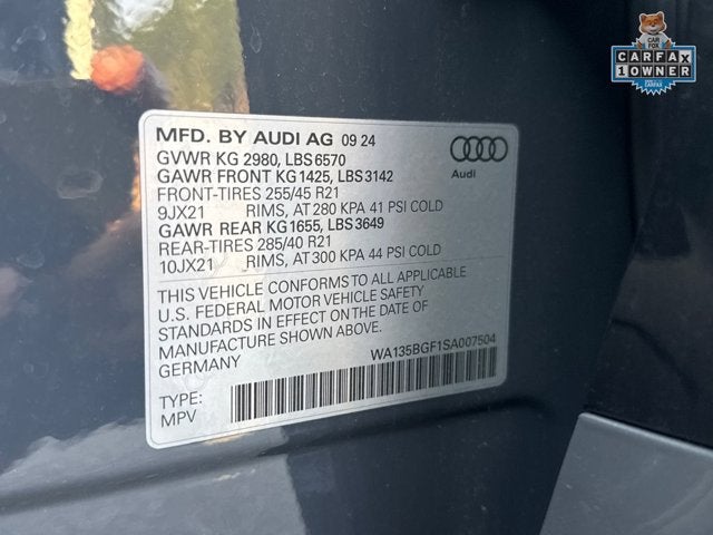 2025 Audi SQ6 e-tron Prestige
