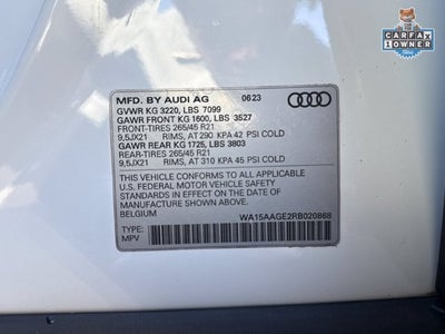 2024 Audi Q8 e-tron Premium Plus