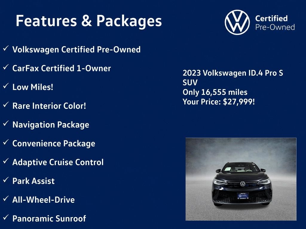 2023 Volkswagen ID.4 Pro S