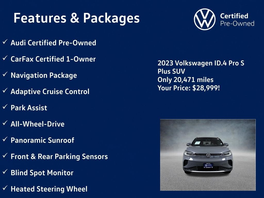 2023 Volkswagen ID.4 Pro S Plus