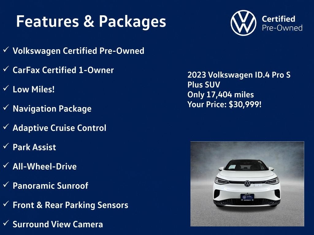 2023 Volkswagen ID.4 Pro S Plus
