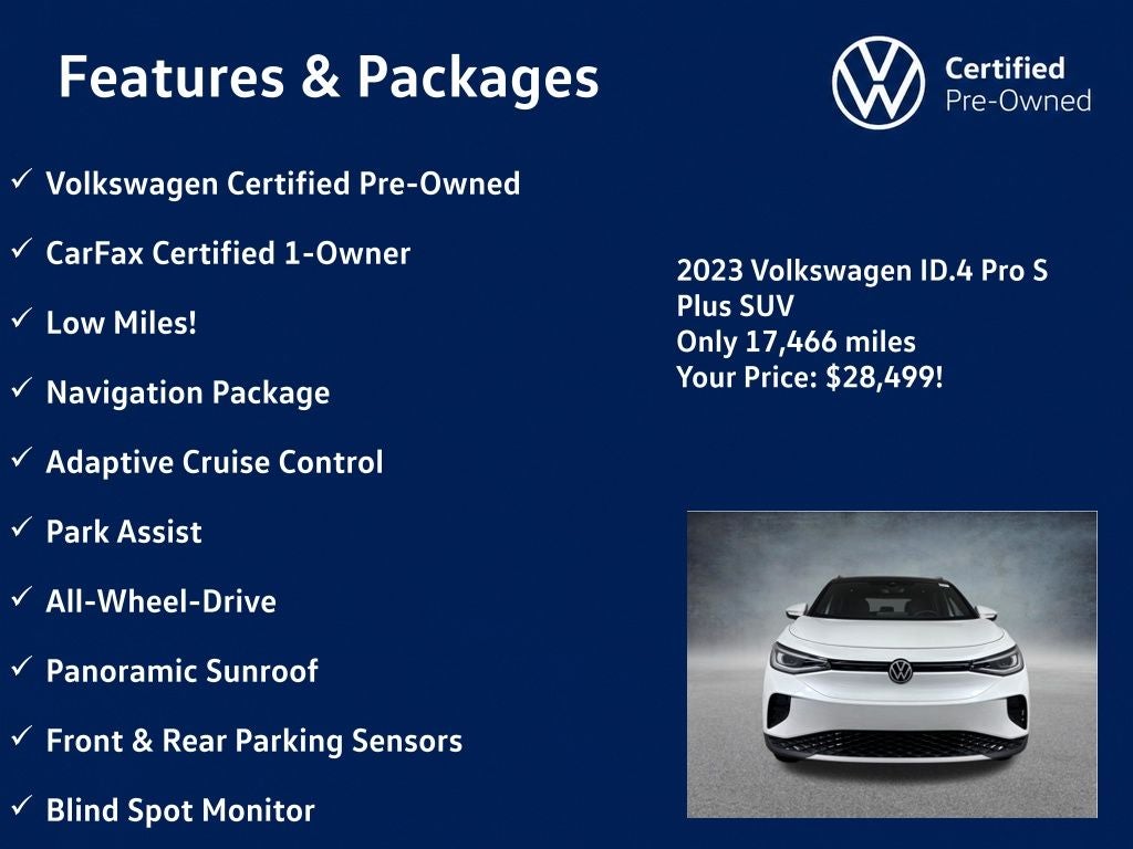 2023 Volkswagen ID.4 Pro S Plus