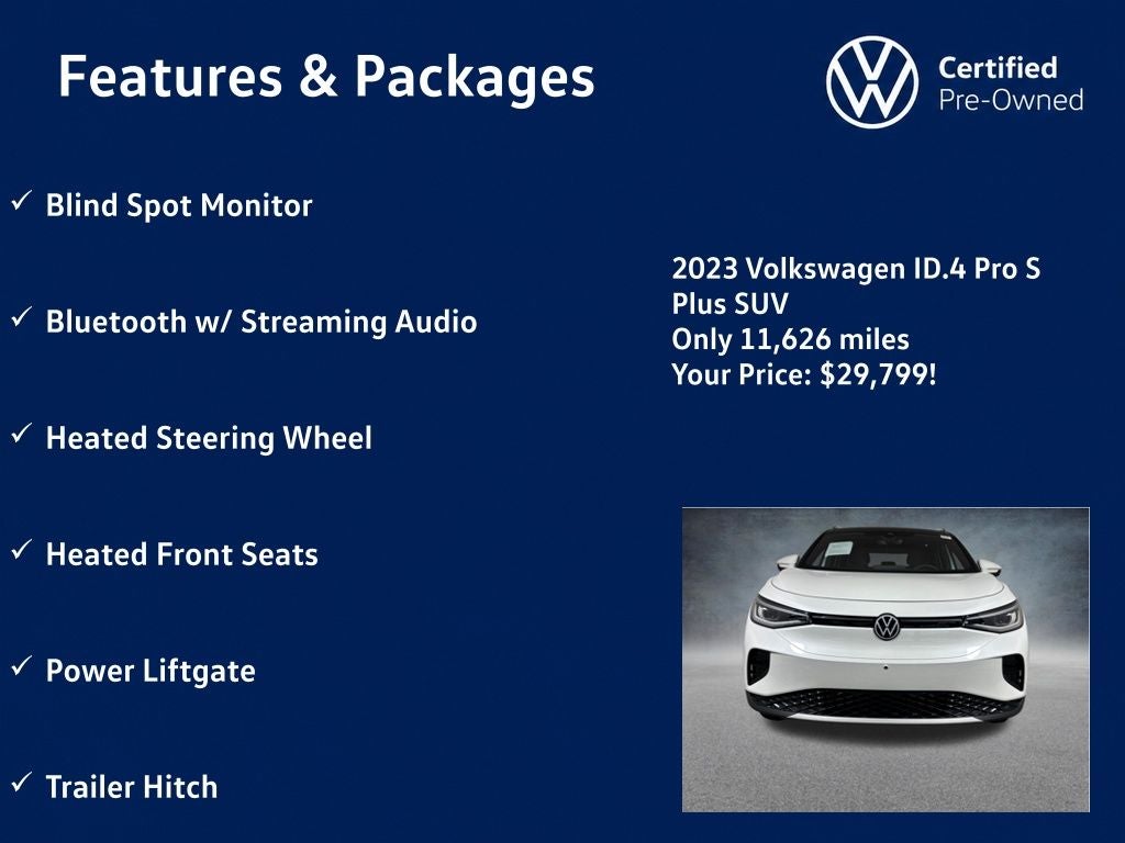2023 Volkswagen ID.4 Pro S Plus