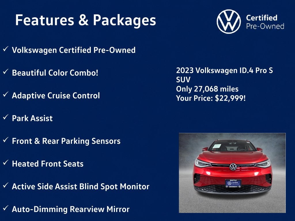 2023 Volkswagen ID.4 Pro S