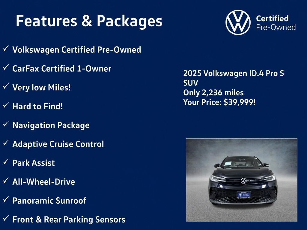 2025 Volkswagen ID.4 Pro S