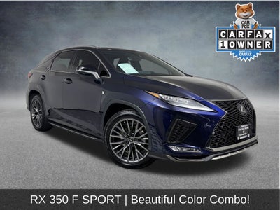 2022 Lexus RX 350 F Sport Handling