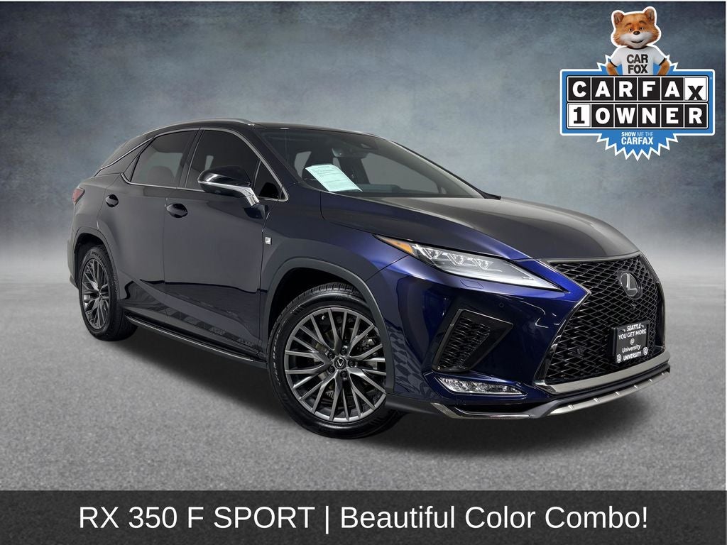 2022 Lexus RX 350 F Sport Handling