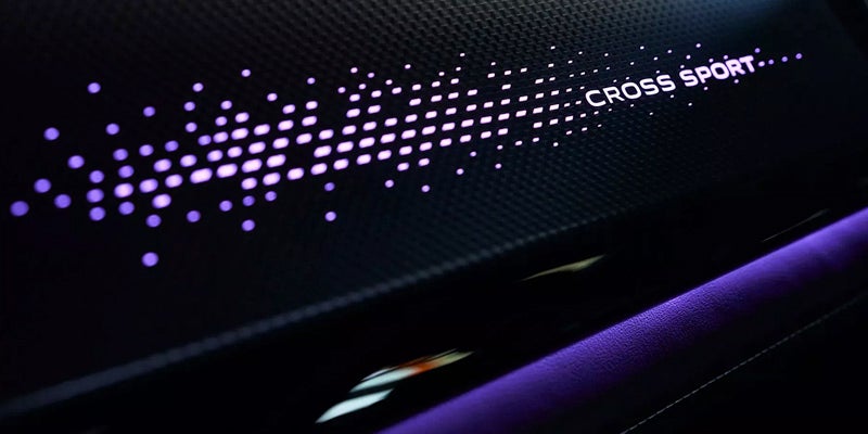 Abstract LED light pattern
